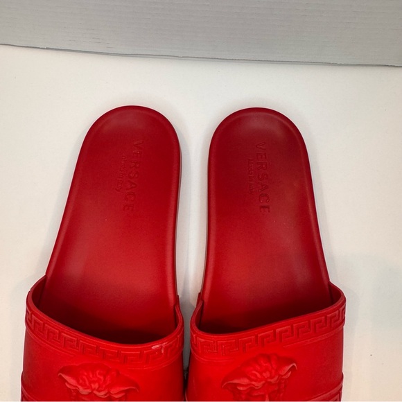 Versace Medusa pool Slides - size 12- need repair
